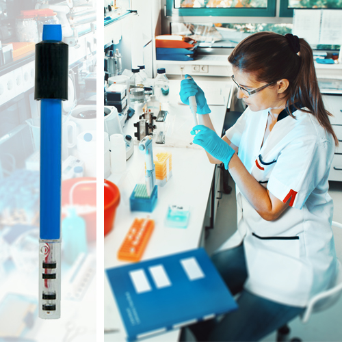 female scientist working in the laboratory
